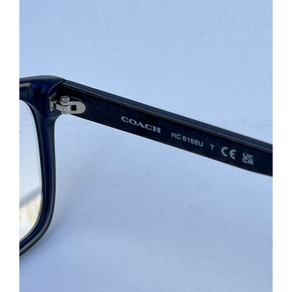 COACH HC6166U Acetate Rectangle Navy Frames 57 18 145 NEW - Picture 9 of 14